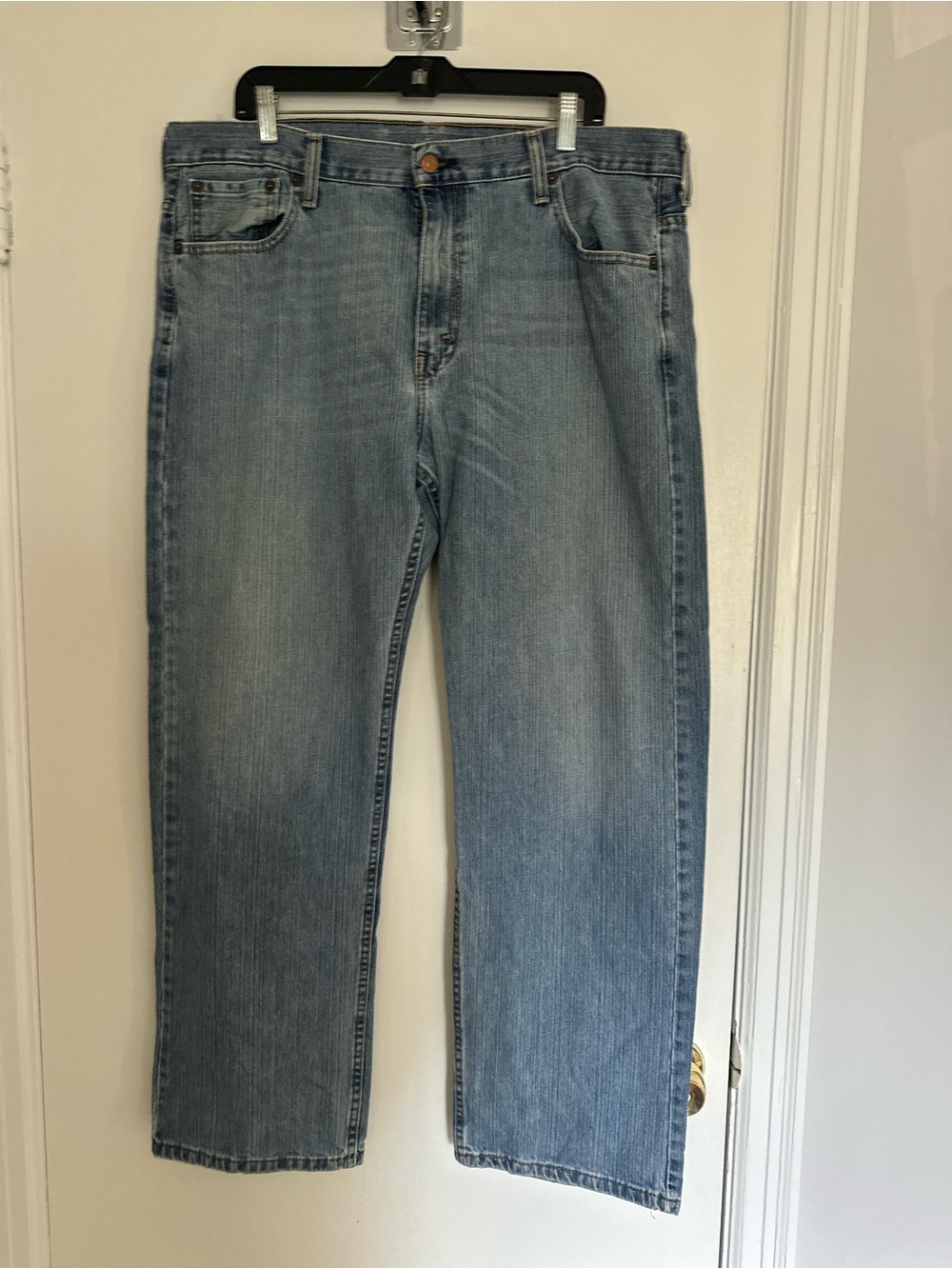 Levi's 569 Loose Fit Straight Leg Jeans 36x32 Blue Medium Wash Denim 100% Cotton